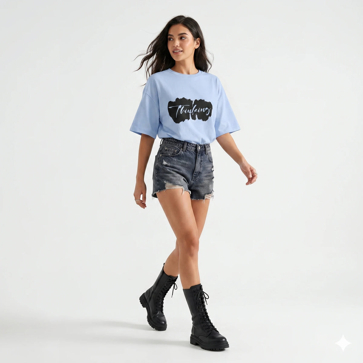 Sky Contemplate Oversize T-shirt