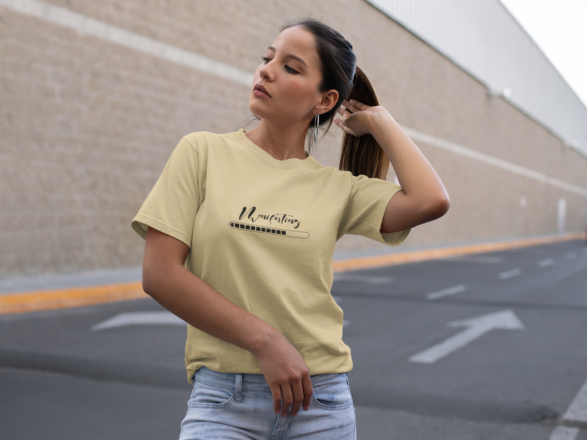 Beige Manifest T-shirt