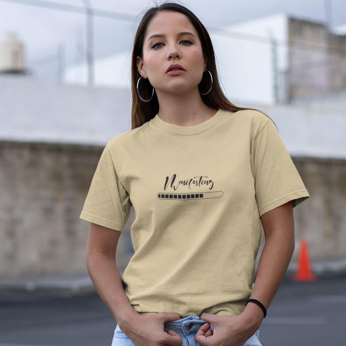 Beige Manifest T-shirt