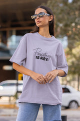 Lavender Grit Oversize T-shirt