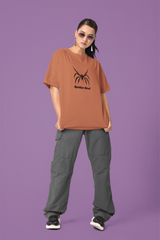Coral Web Oversize T-shirt