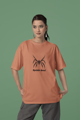 Coral Web Oversize T-shirt