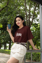 Maroon Roar Oversize T-shirt