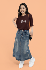 Maroon Roar Oversize T-shirt
