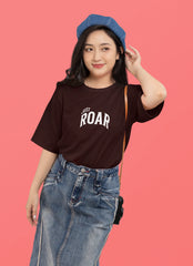 Maroon Roar Oversize T-shirt