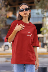 Red Kindness Oversize T-shirt