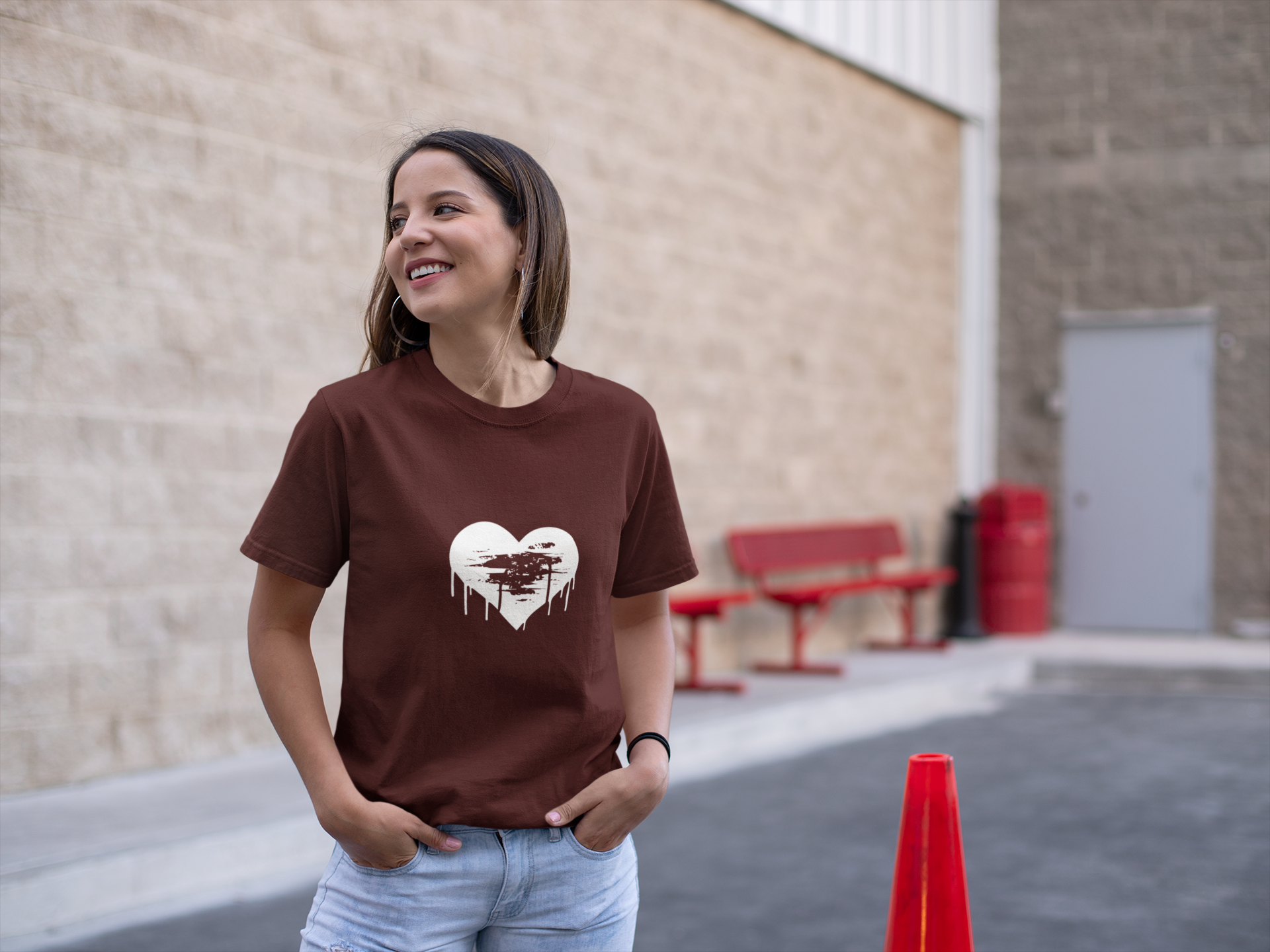 Maroon Beat T-shirt