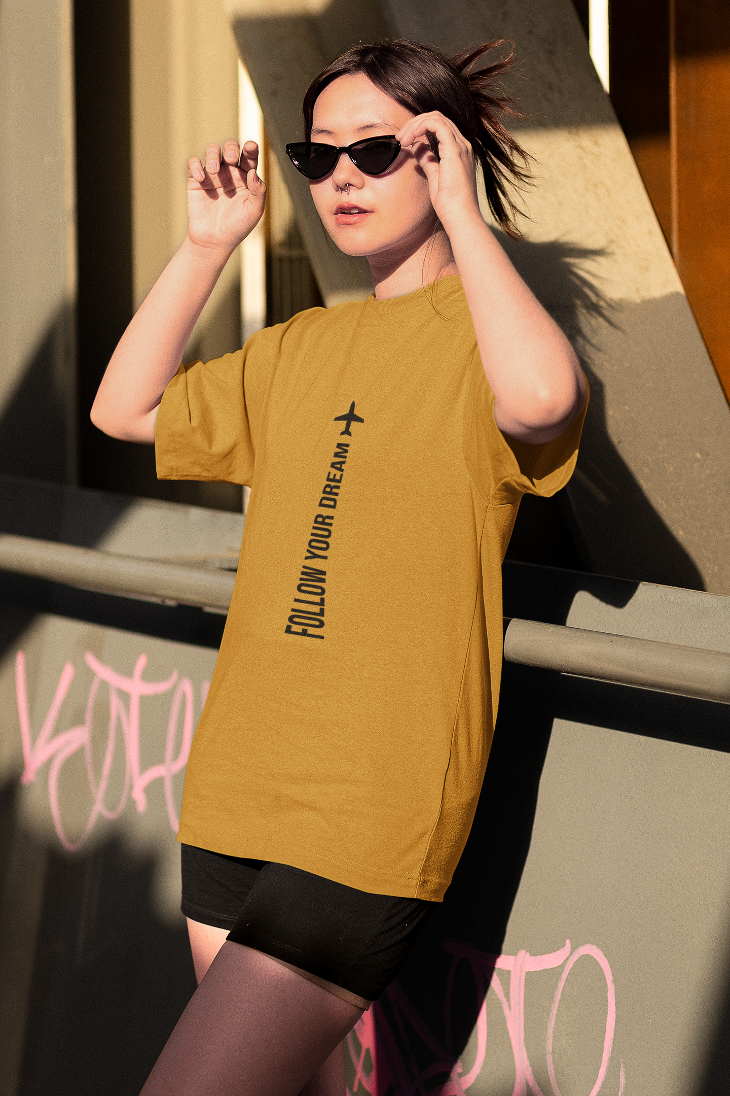 Yellow Dreamer Oversize T-shirt