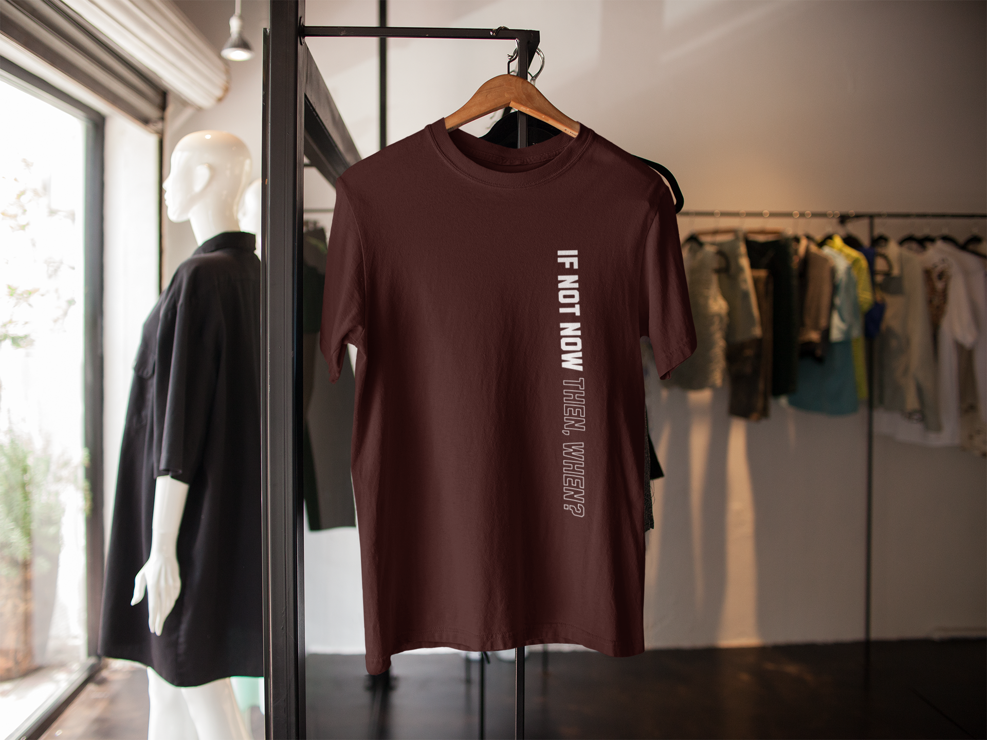 Maroon Now T-shirt