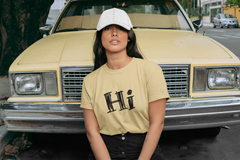 Beige Hello T-shirt