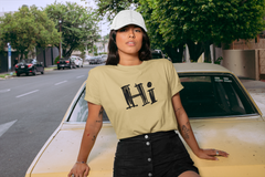 Beige Hello T-shirt