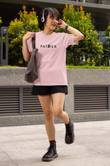 Pink Dadlove Oversize T-shirt