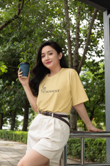 Beige Now Oversize T-shirt