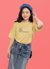 Beige Now Oversize T-shirt