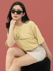 Beige Now Oversize T-shirt