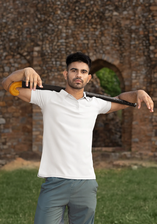 White Classic Polo T-shirt