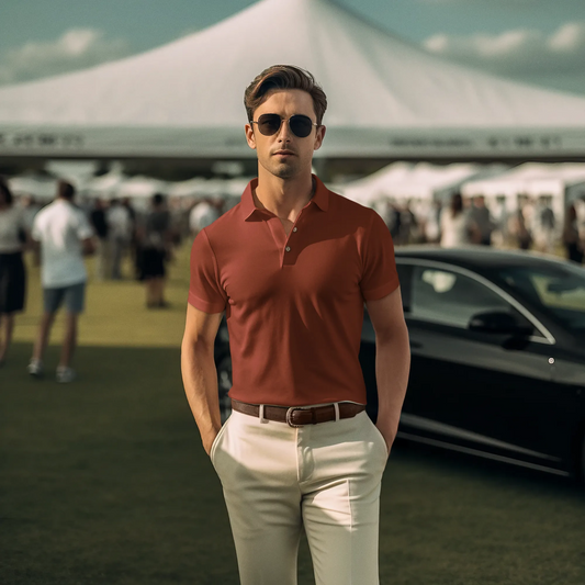Brick Statement Polo T-shirt