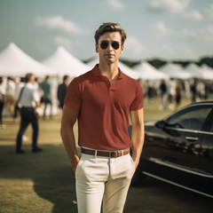 Brick Statement Polo T-shirt