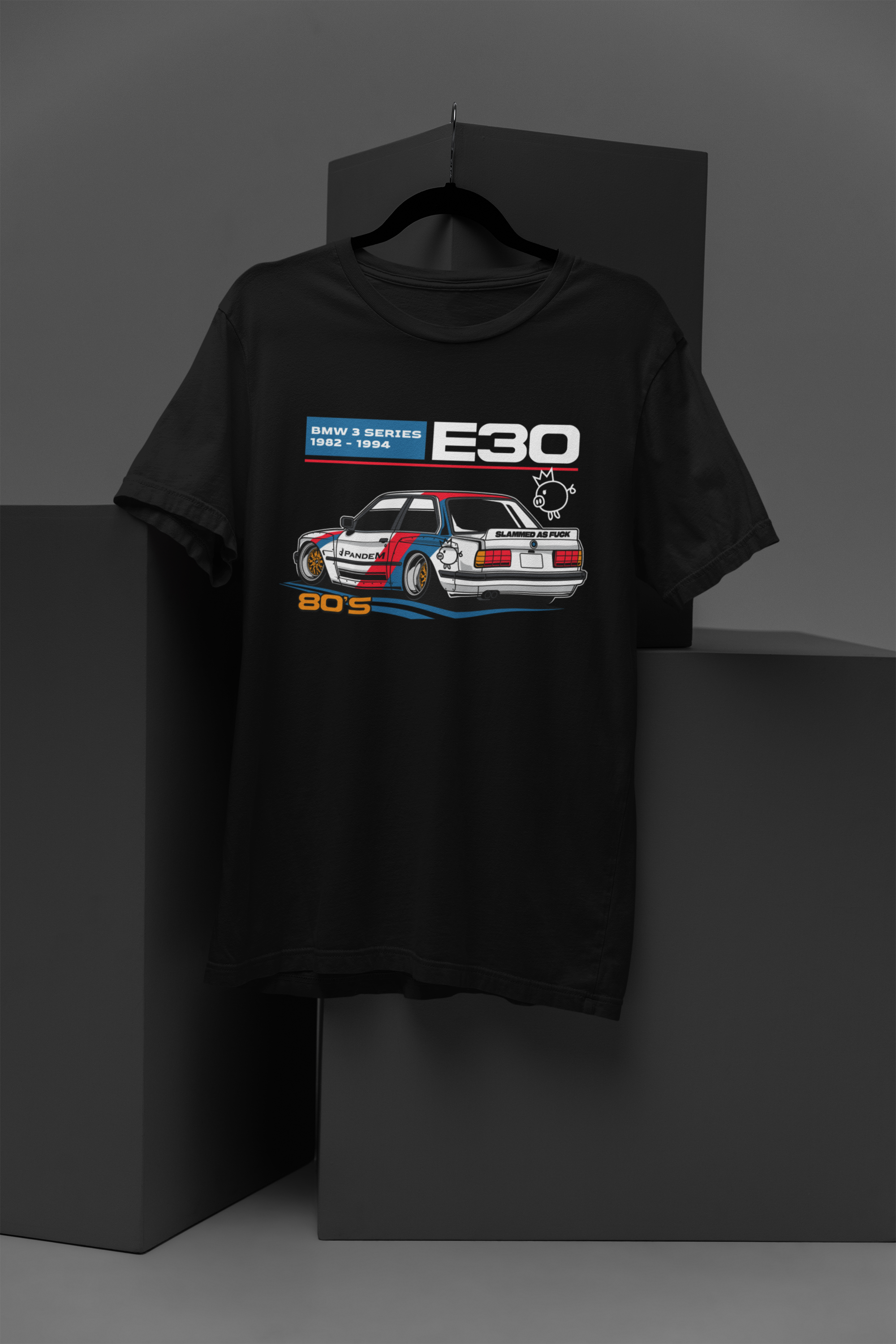 Black 3-Series T-shirt