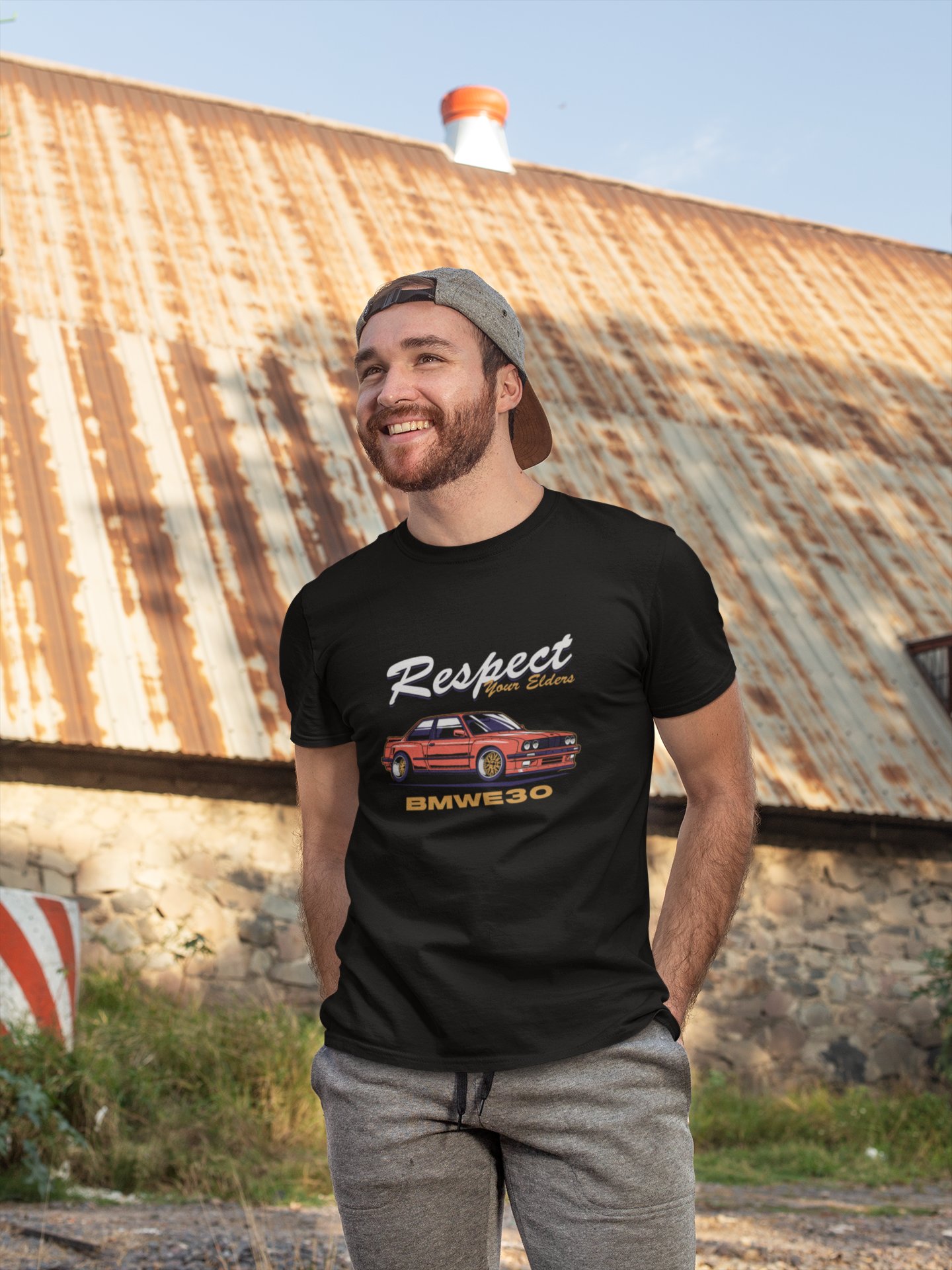 Black Boxflare T-shirt