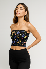 Onyx Petal  Tube Top