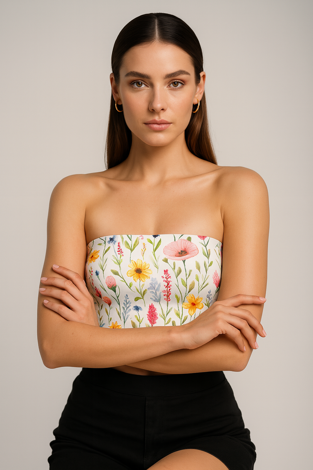 Alabaster Lily Tube Top