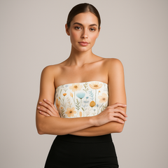 Velvet Dahlia Tube Top