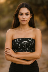 Graphite Gardenia Tube Top