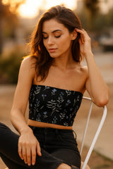 Pitch Peony Tube Top