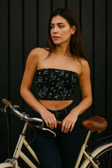 Pitch Peony Tube Top