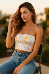 Pearl Primrose Tube Top