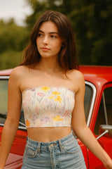 Pearl Primrose Tube Top