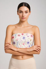 Glacier Gardenia Tube Top