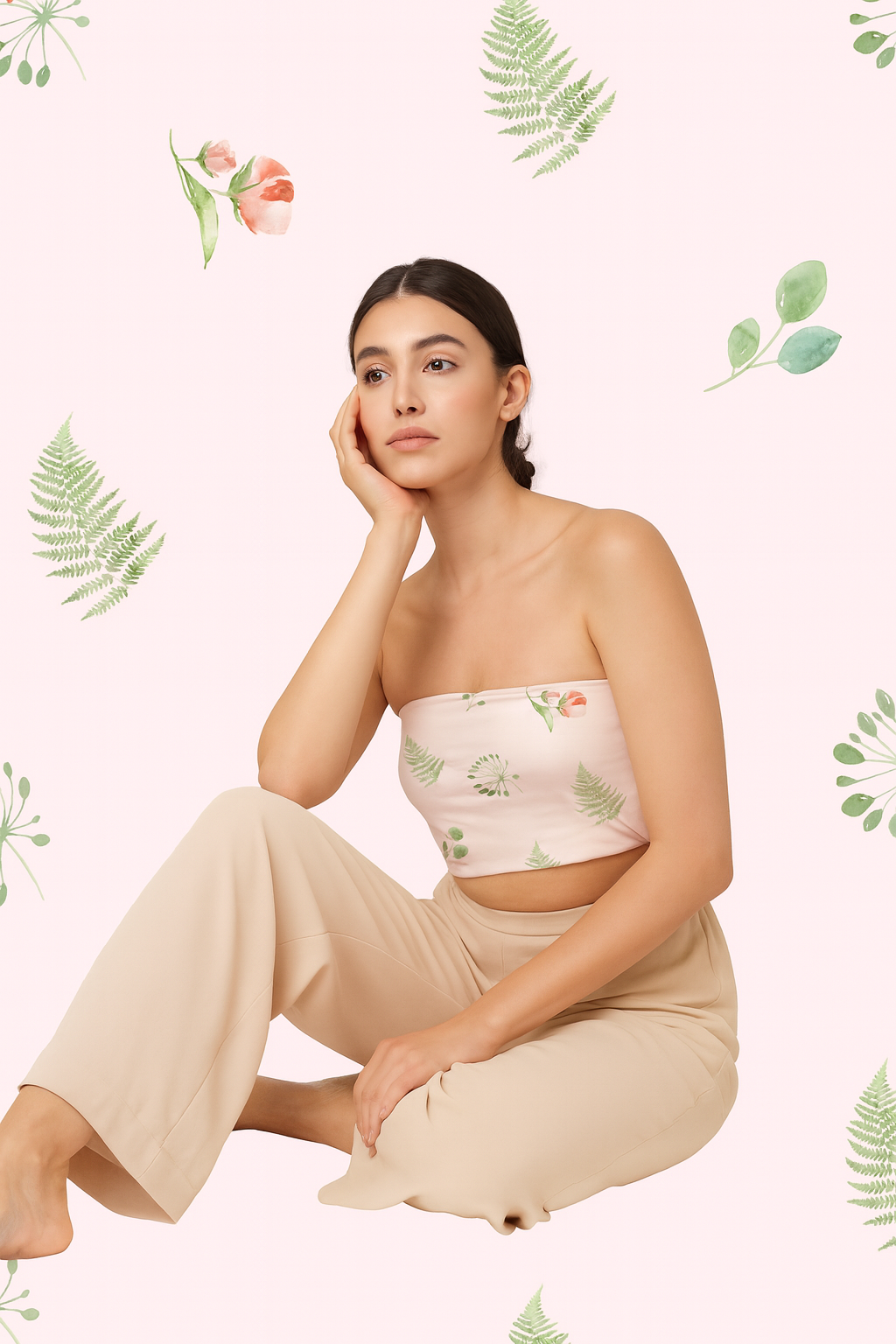 Petalshell Tube Top