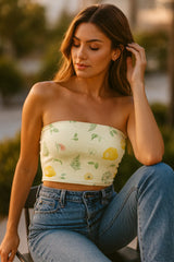 Goldenrod Bloom Tube Top