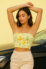 Goldenrod Bloom Tube Top