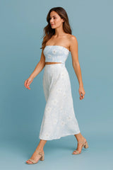 Sapphire Snapdragon Tube Top