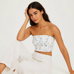 Pearl Petunia Tube Top