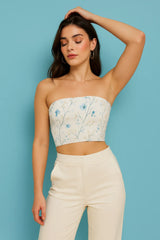 Pearl Petunia Tube Top