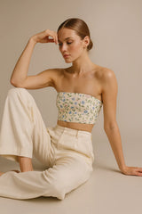 Pearl Peony Tube Top