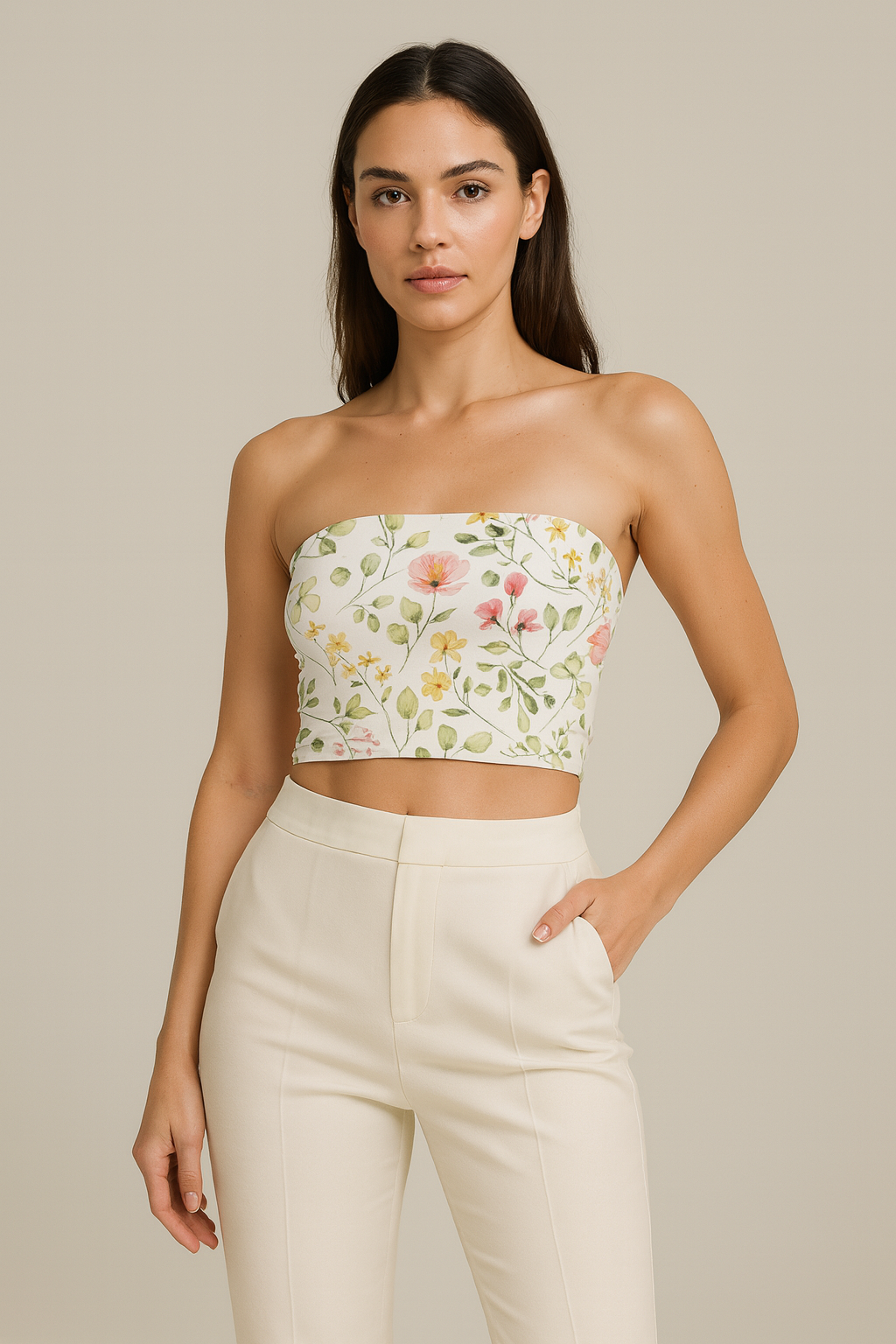 Luminous Lily Tube Top
