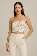 Luminous Lily Tube Top