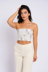 Gossamer Gardenia Tube Top