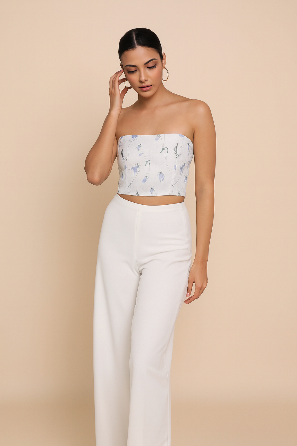 Misty Magnolia Tube Top