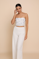 Misty Magnolia Tube Top