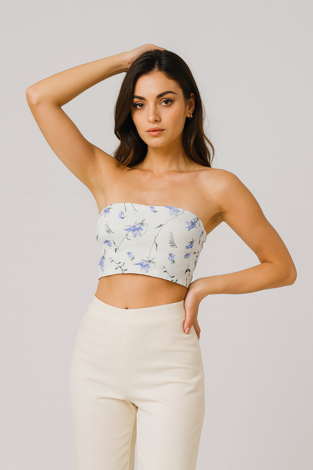Misty Magnolia Tube Top