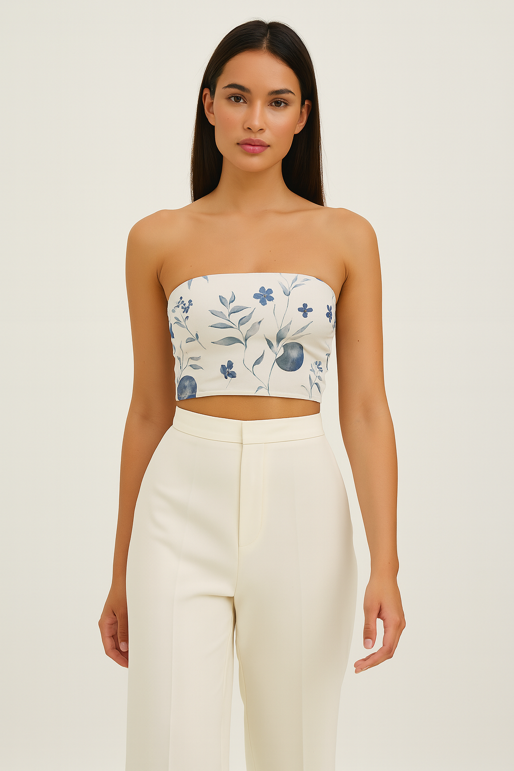 Pearl Poppy Tube Top