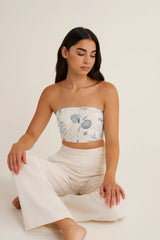 Pearl Poppy Tube Top
