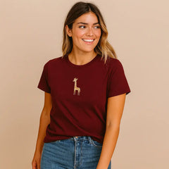 Burgundy Stitch Tshirt