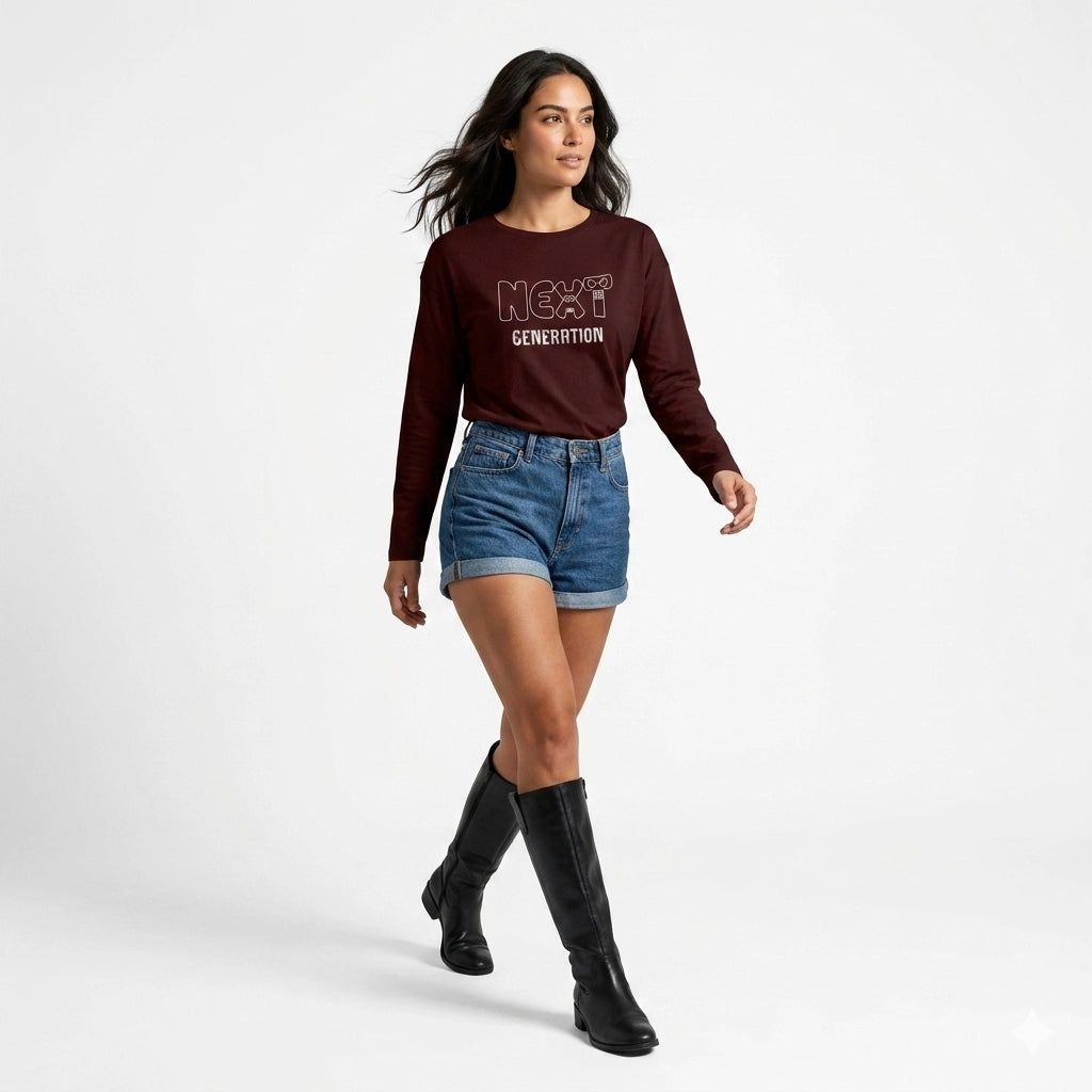 maroon Heiress T-shirt